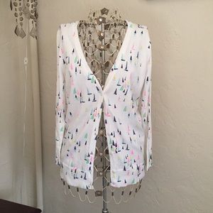 EUC Merona Sailboat cardigan